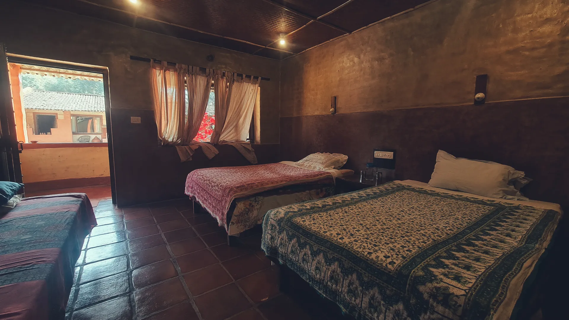 Warm sanctuary with earthy tones