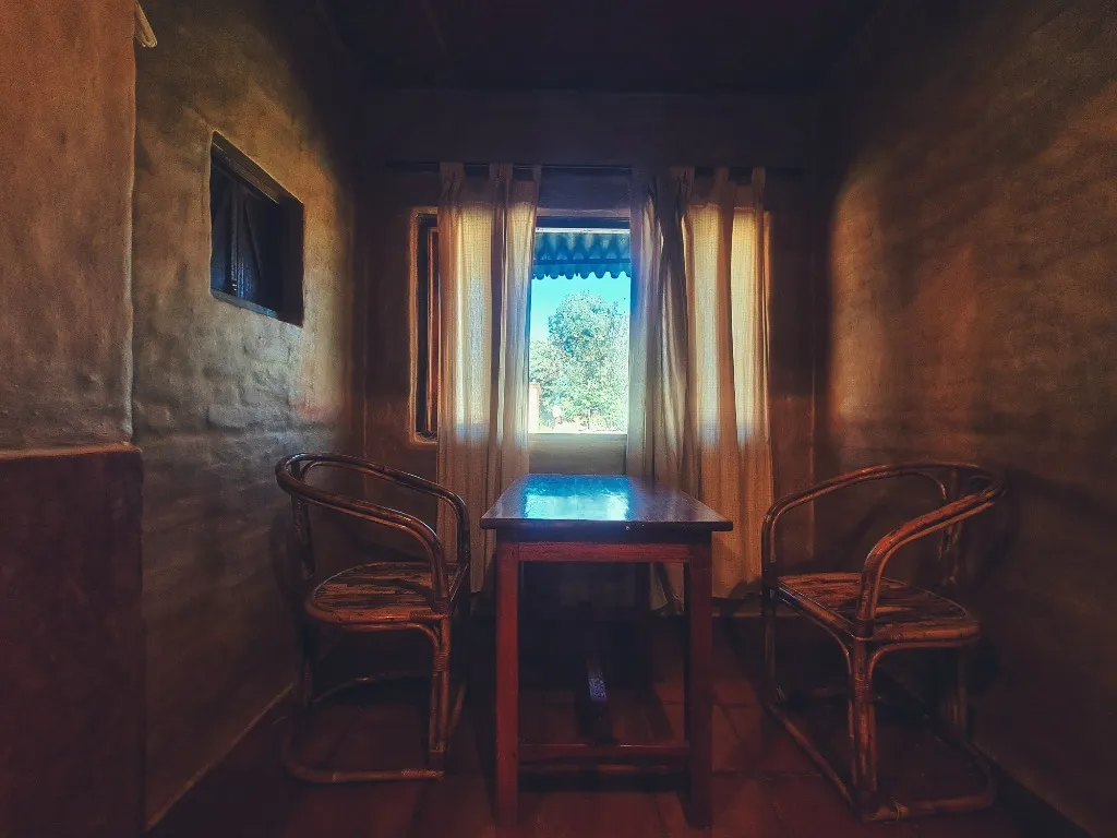 Lush garden surroundings